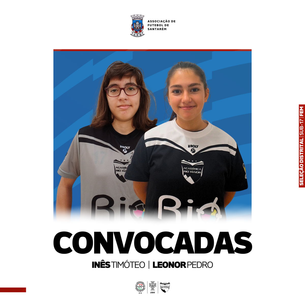 FUTSAL | CONVOCATÓRIA SELEÇÃO DISTRITAL FEMININA