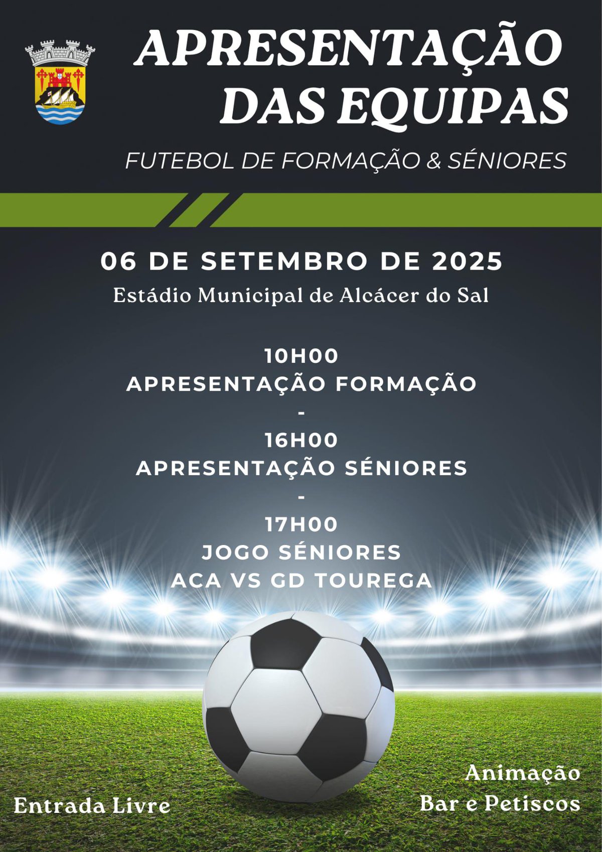 Apresentação das Equipas