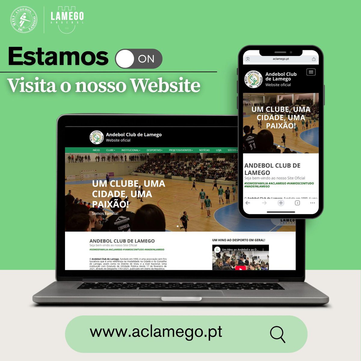 Lançamento de novo Site