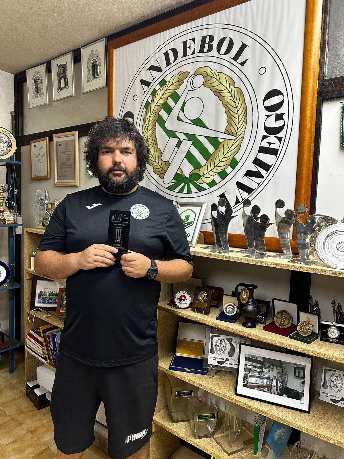 Luís Machado Homenageado com Prémio de Mérito Desportivo pelo Futsal Clube de Lamego