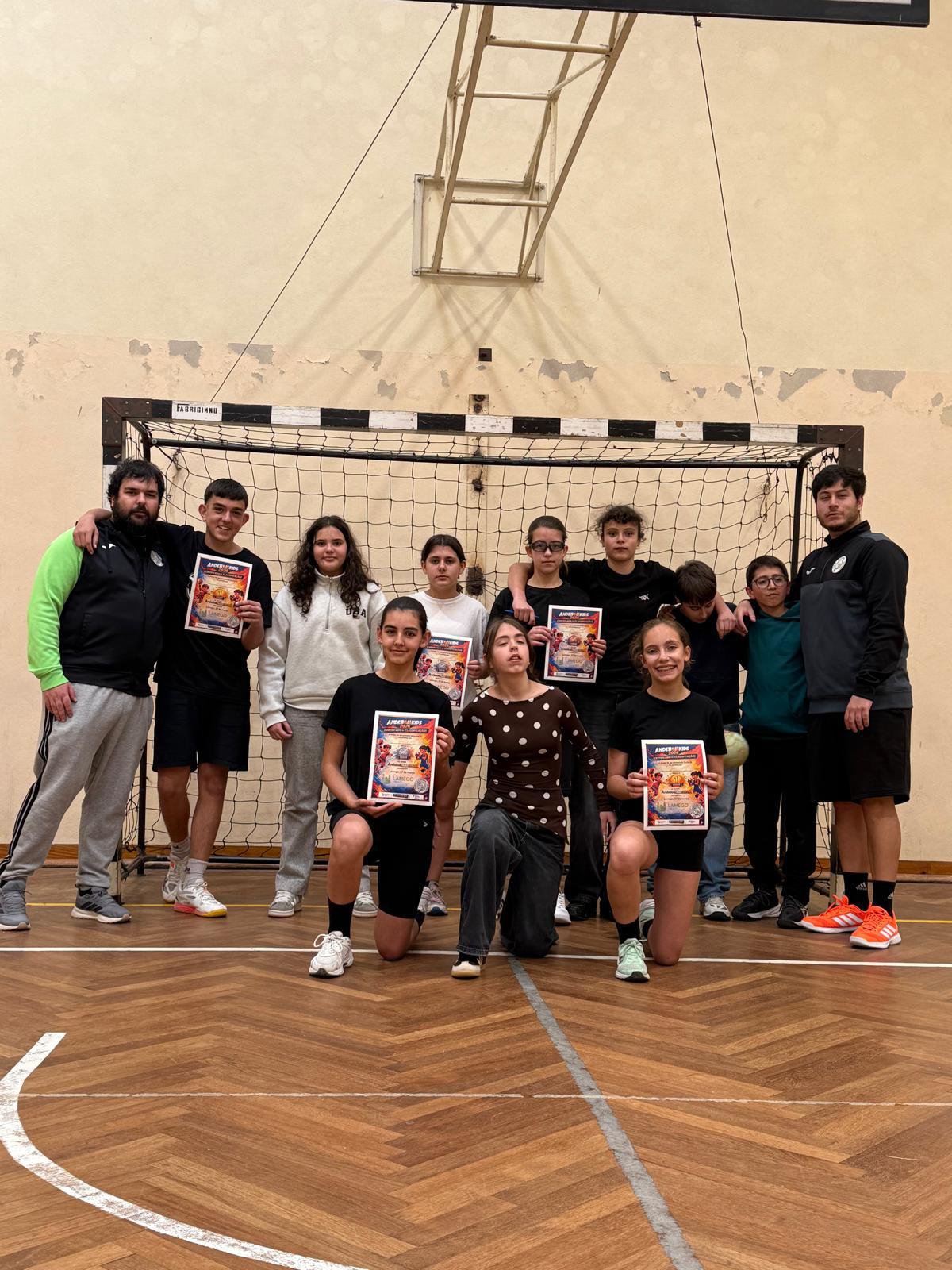 Andebol Club de Lamego marcou presença no Torneio de Andebol 4Kids que se realizou na Escola da Sé