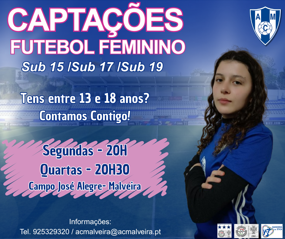 Captações Futebol Feminino