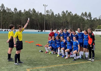 Cartão Branco para as Sub15 Feminino