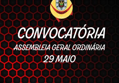 Convocatória: Assembleia Geral AD Lousada 29 maio 2026