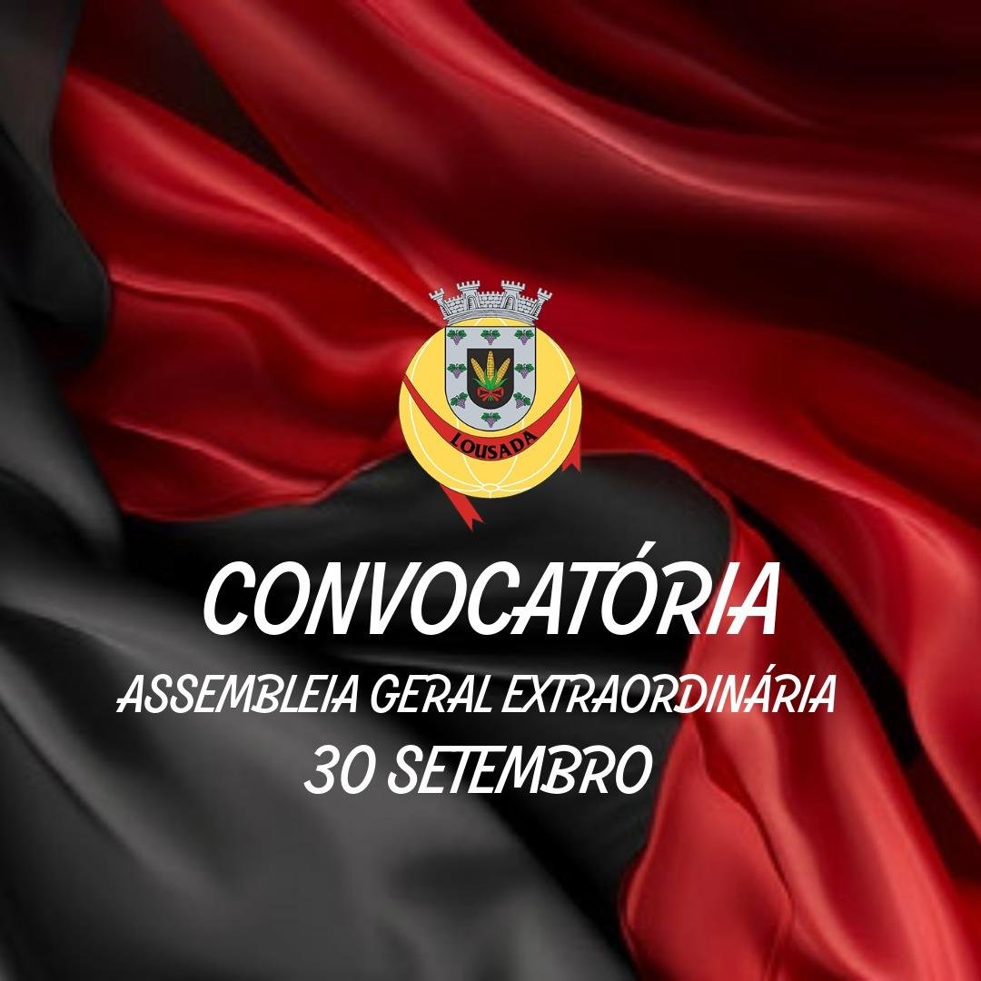 Convocatória Assembleia Geral Extraordinária - 30 setembro