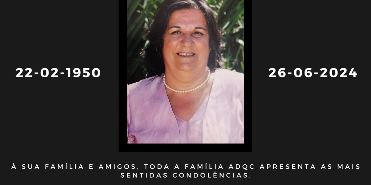 Faleceu a mãe do nosso técnico dos juvenis de futsal, Luís Oliveira.