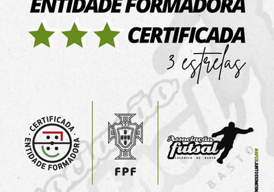 Entidade Formadora Certificada 3 Estrelas