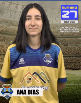 Futebol | Seniores Femininos | Ana Dias representará o Almada AC na época 2020/21