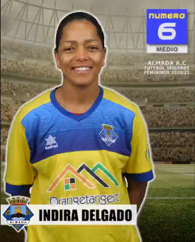 Futebol | Seniores Femininos | Indira Delgado representará o Almada AC na época 2020/21