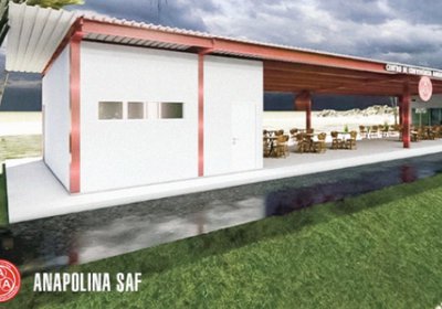 Anapolina SAF está construindo o centro de convivência no CT da Anapolina
