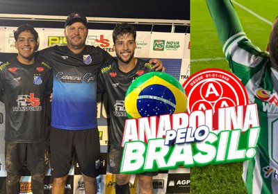 Jogadores da Anapolina SAF ganham destaque no cenário nacional