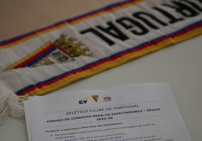 Liga Placard - Atlético CP x SL Benfica - Distribuição de Código de Conduta para os Espectadores