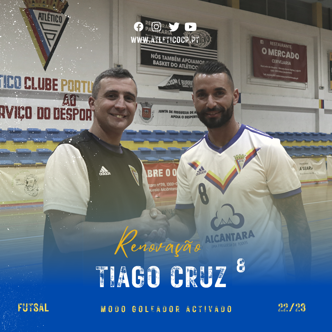 Renovação: Tiago Cruz