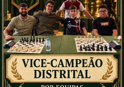 CAMir sagra-se Vice-Campeão Distrital por Equipas de Xadrez