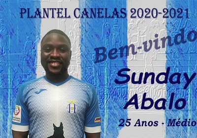 Sunday Abalo é reforço do Canelas 2010.