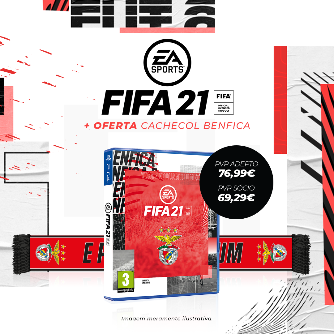 Jogo Ps4 Fifa 21 Cachecol Edicao Benfica Cb Montemor O Velho