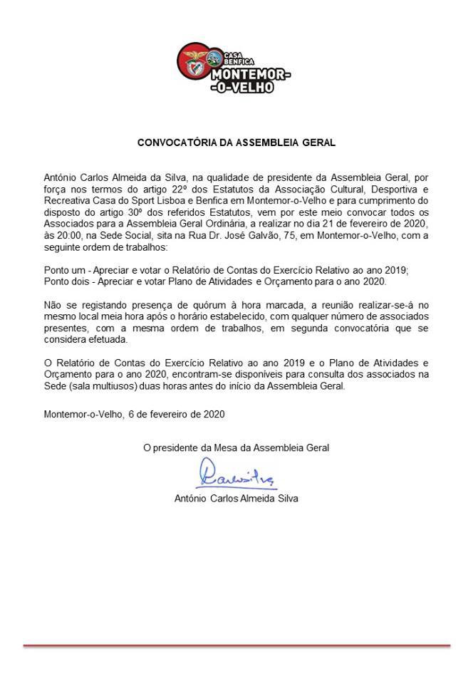 ASSEMBLEIA GERAL ORDINÁRIA