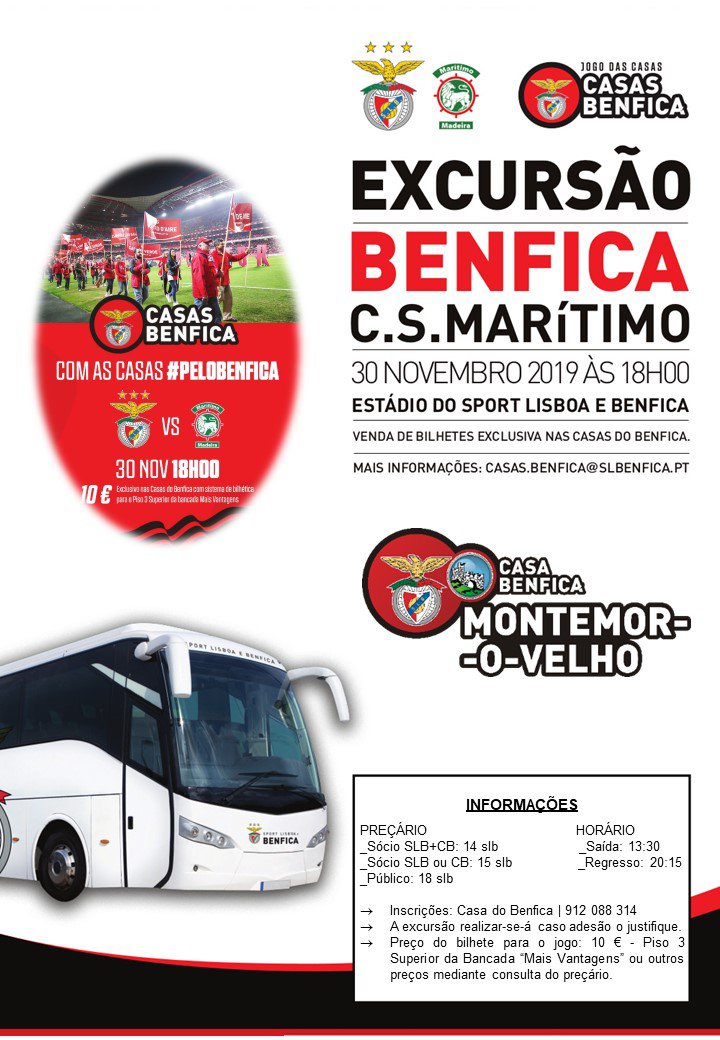 Excursão: Benfica - Marítimo