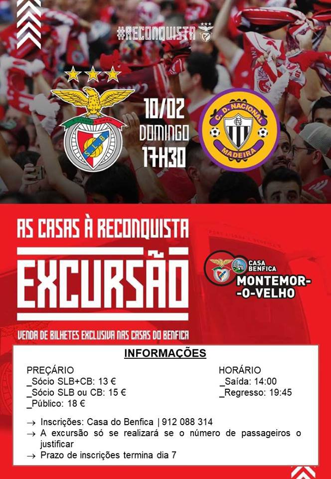 Excursão: Benfica - Nacional
