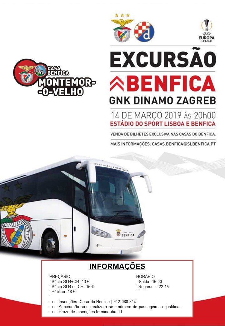Excursão: Benfica - Dinamo Zagrev
