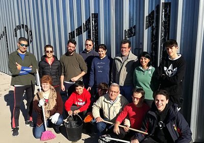 Operação de limpeza ao hangar concluída