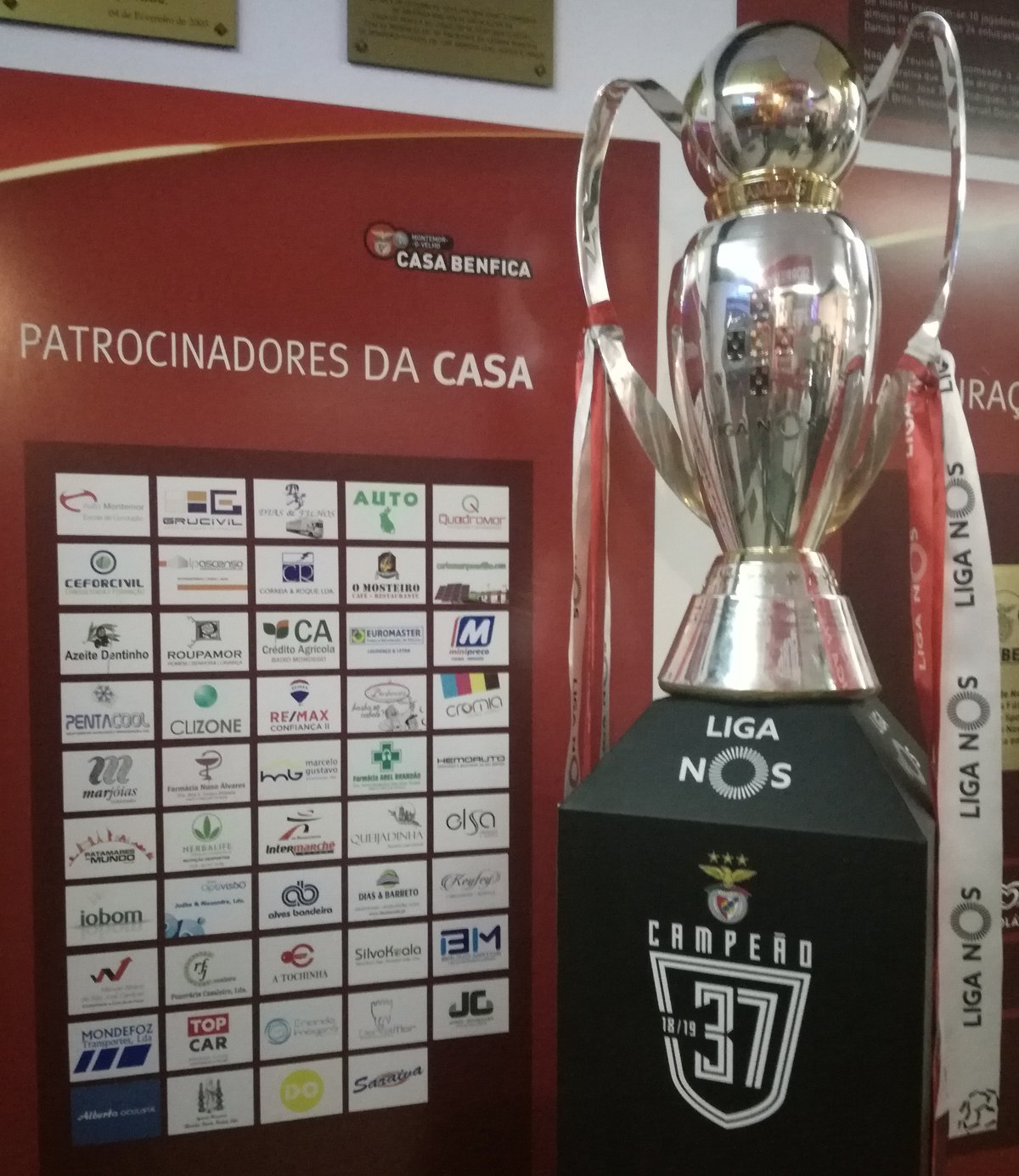 Montemor-o-Velho recebeu a taça de Campeão Nacional