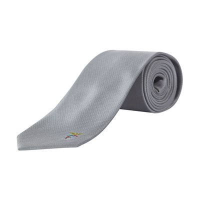 GRAVATA LISA CINZA COM LOGO SL BENFICA