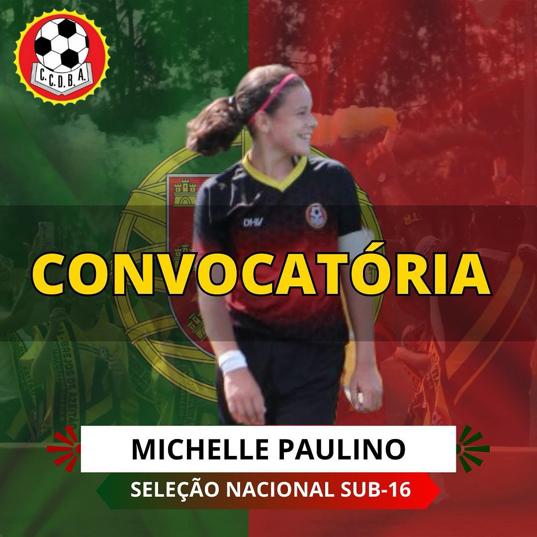 Michelle Paulino na Seleçao Sub 16