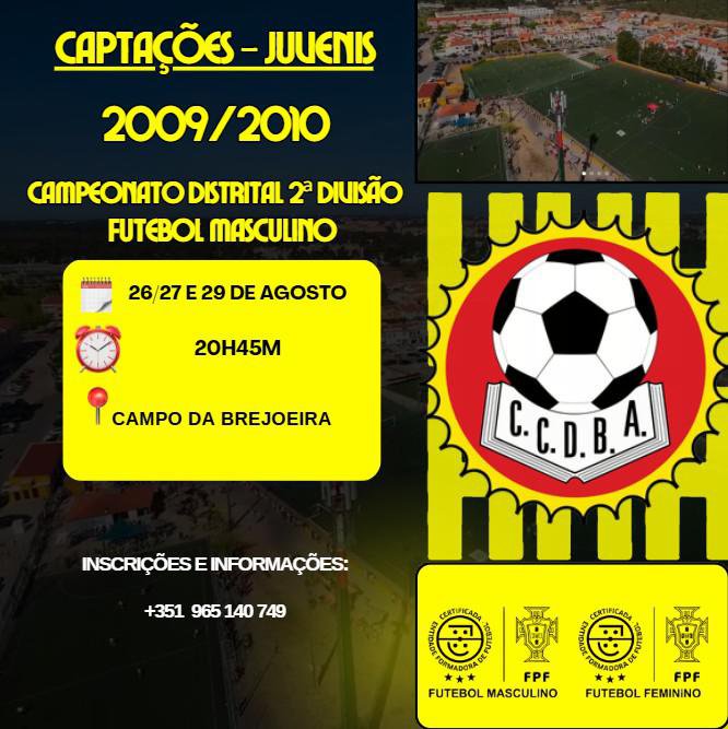 Captações Juvenis - Futebol Masculino