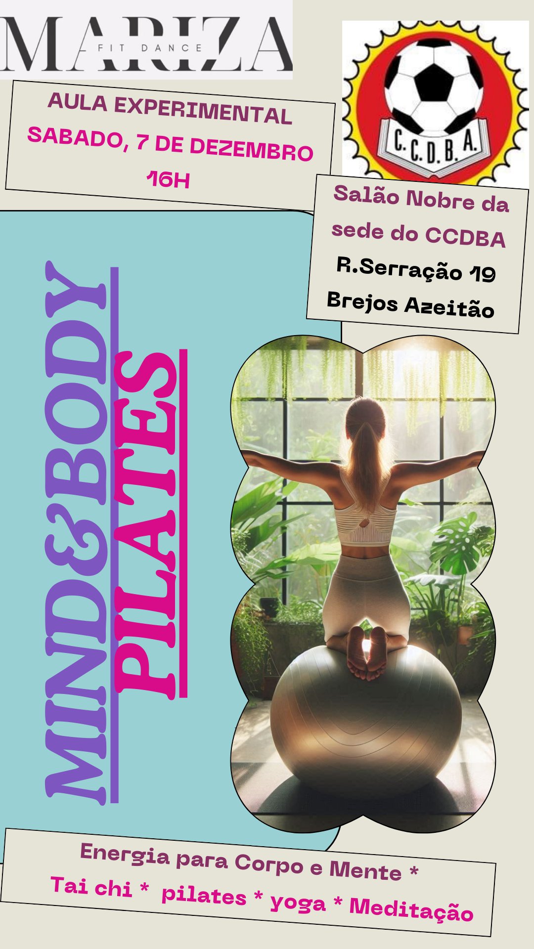 Aula experimental de Pilates