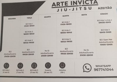 HORÁRIO JIU JITSU