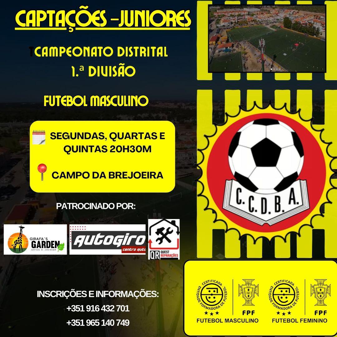 Captações Juniores - Futebol Masculino