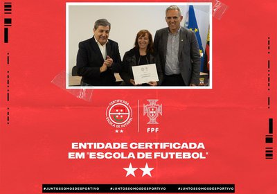 CD Beja recebe certificado de distinção das Entidades Formadoras