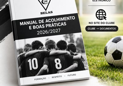 CD Belas apresenta o Manual de Acolhimento e Boas Práticas 2026/2027