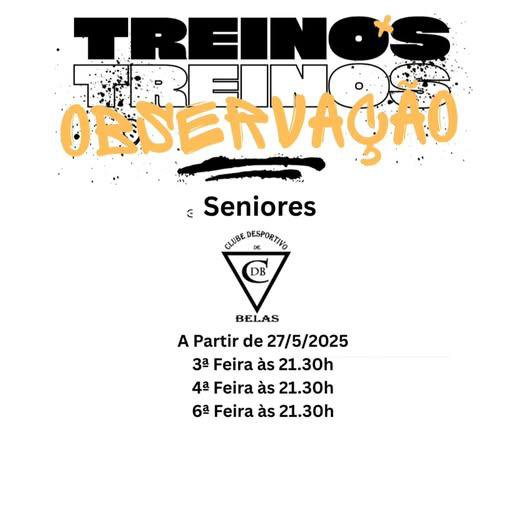 📢Captações Séniores📢