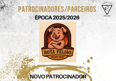 Novo Patrocinador - Restaurante Bota feijão! Obrigado!