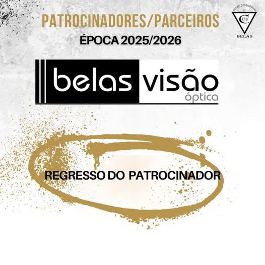 Novo Patrocinador - Belas Visão! Obrigado!