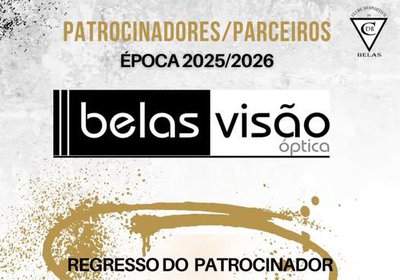 Novo Patrocinador - Belas Visão! Obrigado!