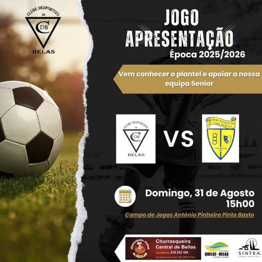 Vem conhecer e apoiar a nossa equipa Sénior!