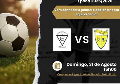 Vem conhecer e apoiar a nossa equipa Sénior!
