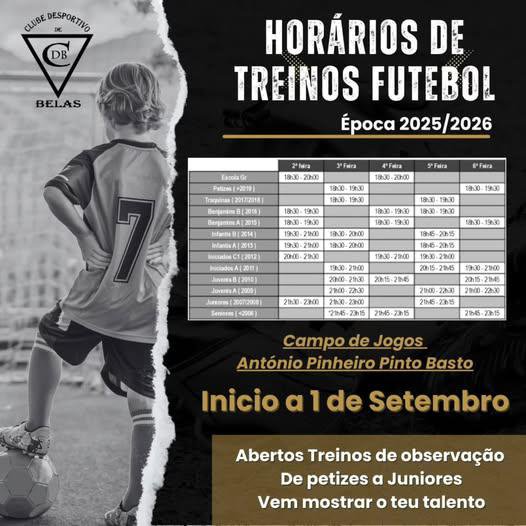 Horários nova época 2025/2026