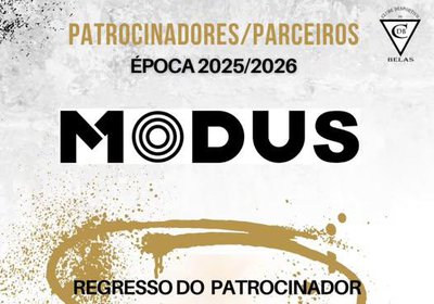 Regresso de Patrocinador - MODUS! Obrigado!