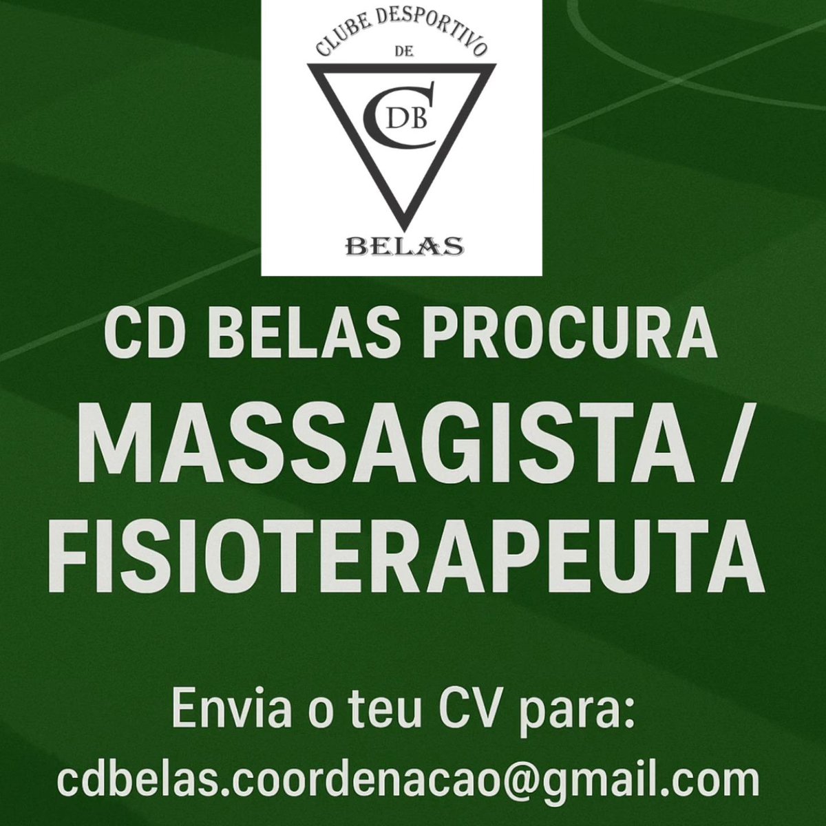 Recrutamento massagista/fisioterapeuta