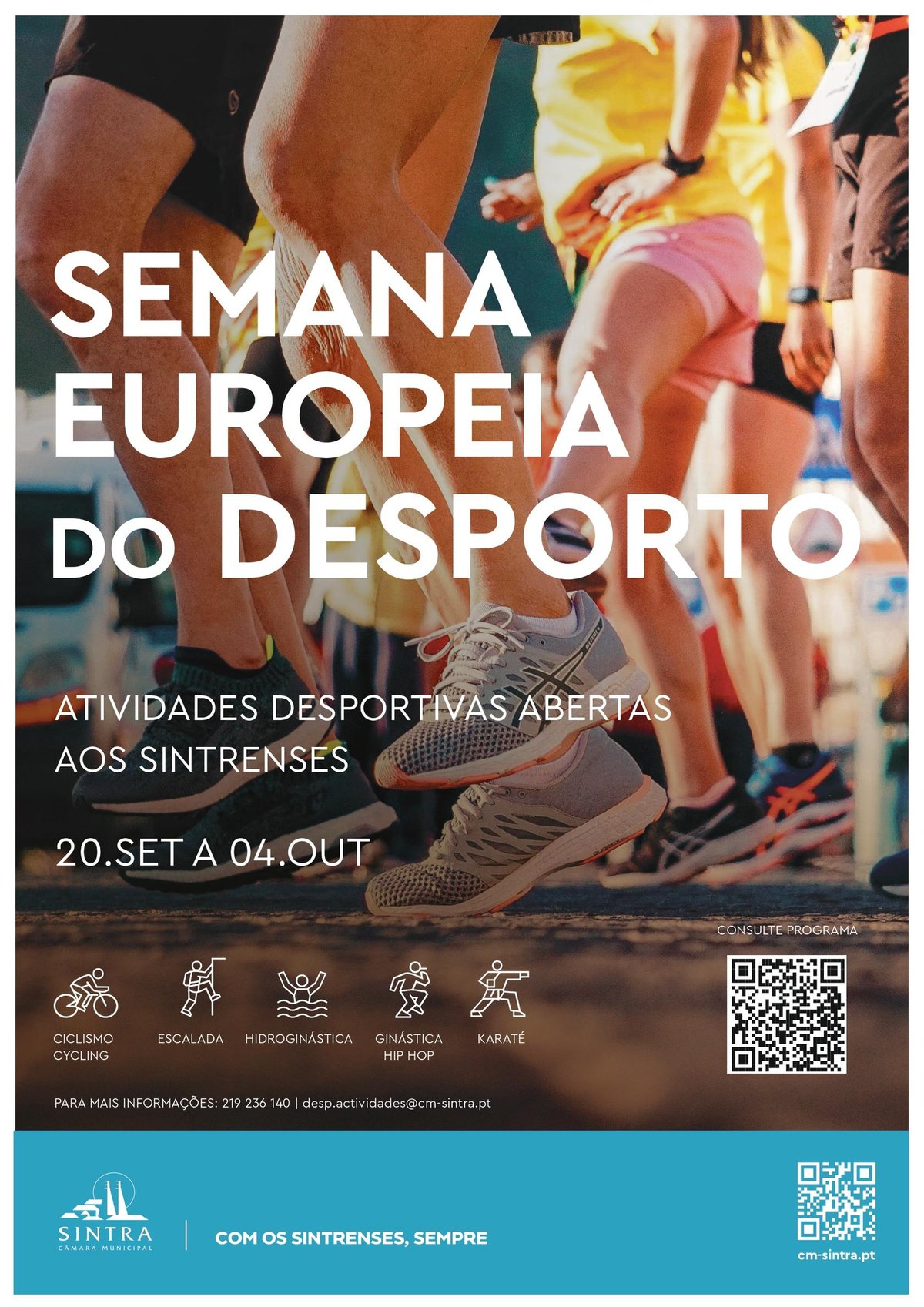 Semana Europeia do Desporto regressa a Sintra por iniciativa da Câmara Municipal