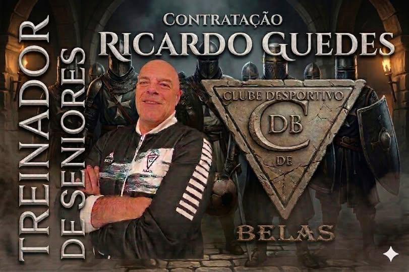 Ricardo Guedes é o novo treinador da equipa sénior do CDBelas!
