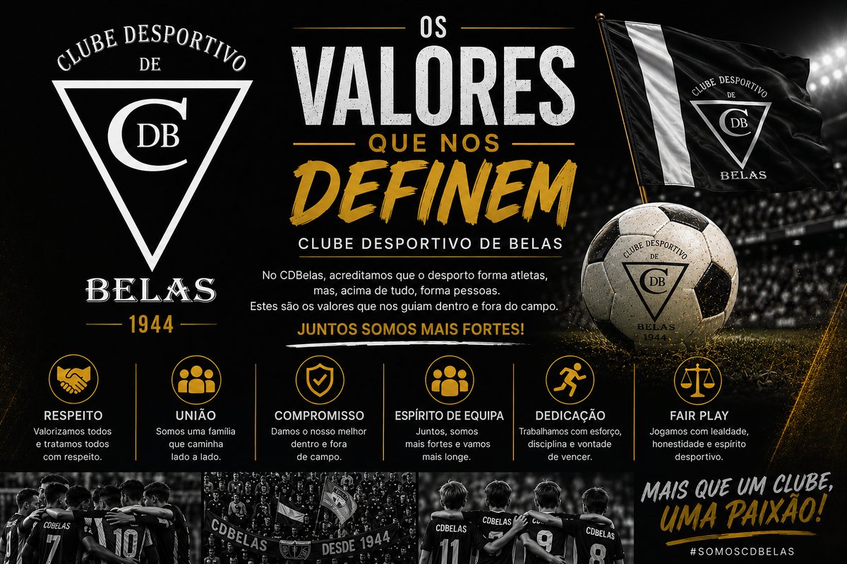 ⚽Os valores que nos definem