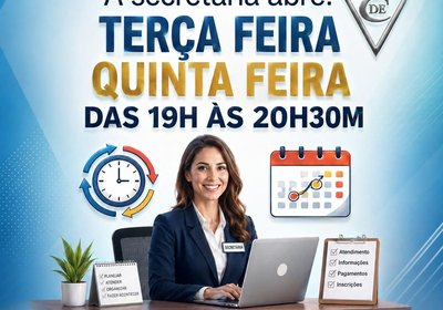 Horário de Funcionamento da Secretaria