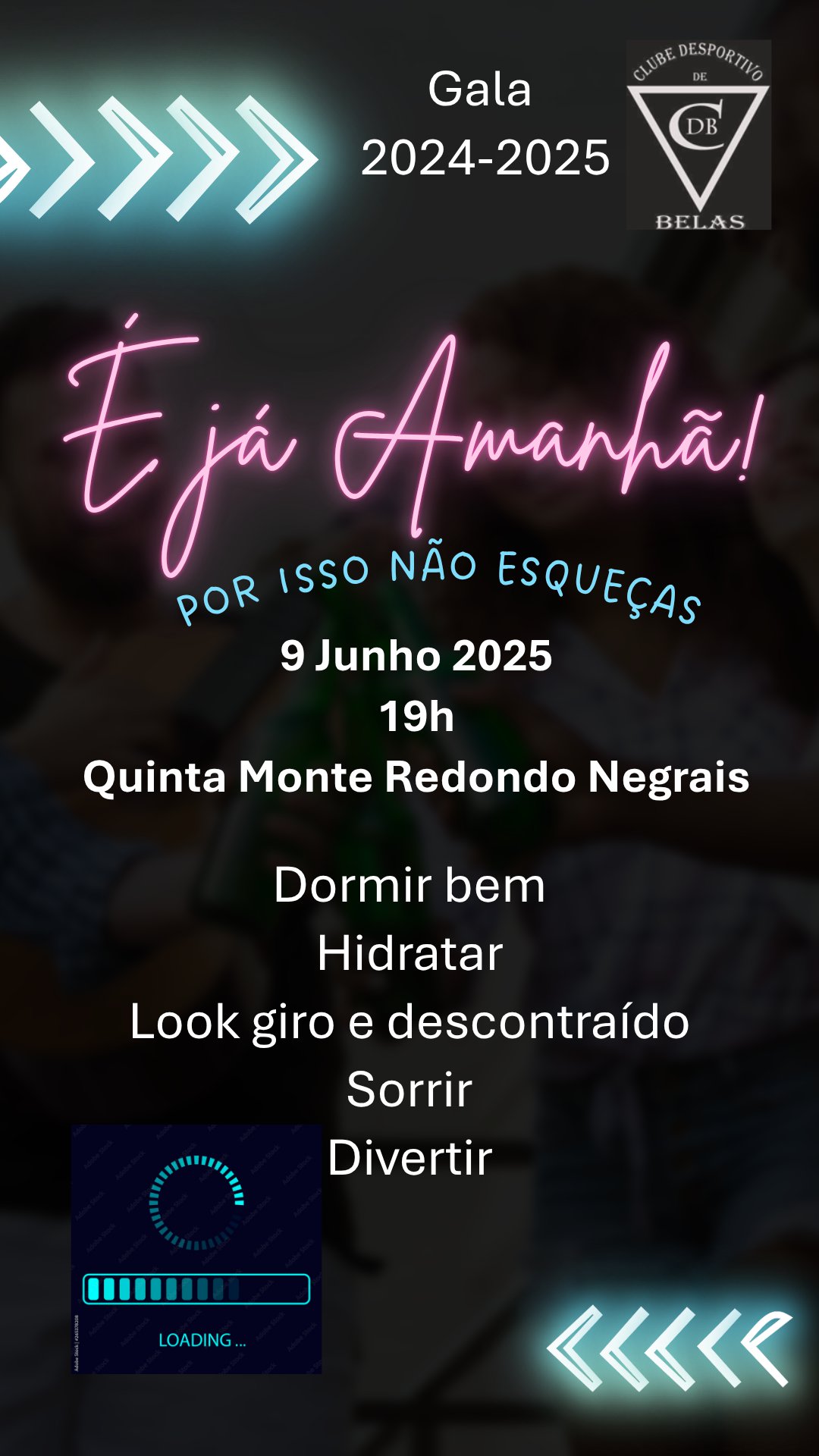 📣 É Já amanhã! Gala final de época 2024_2025 - 9 de Junho 2025 📣