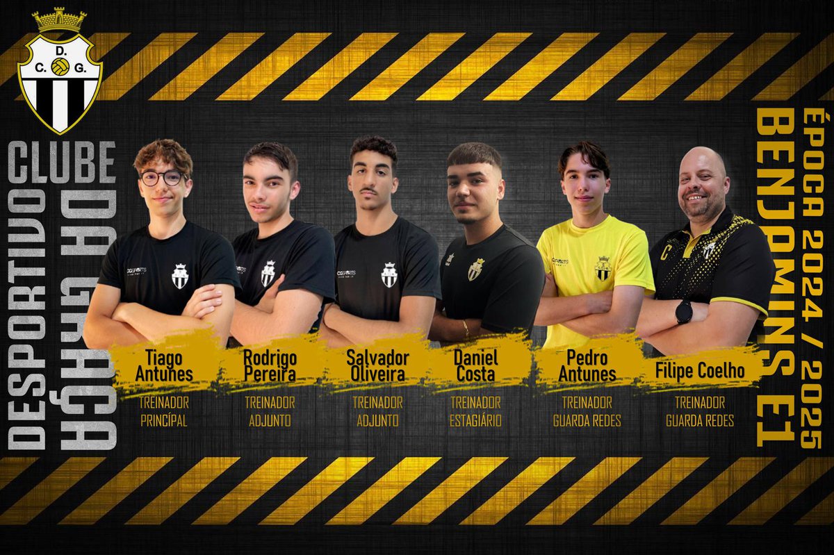 Equipa técnica Benjamins E1 2024/2025