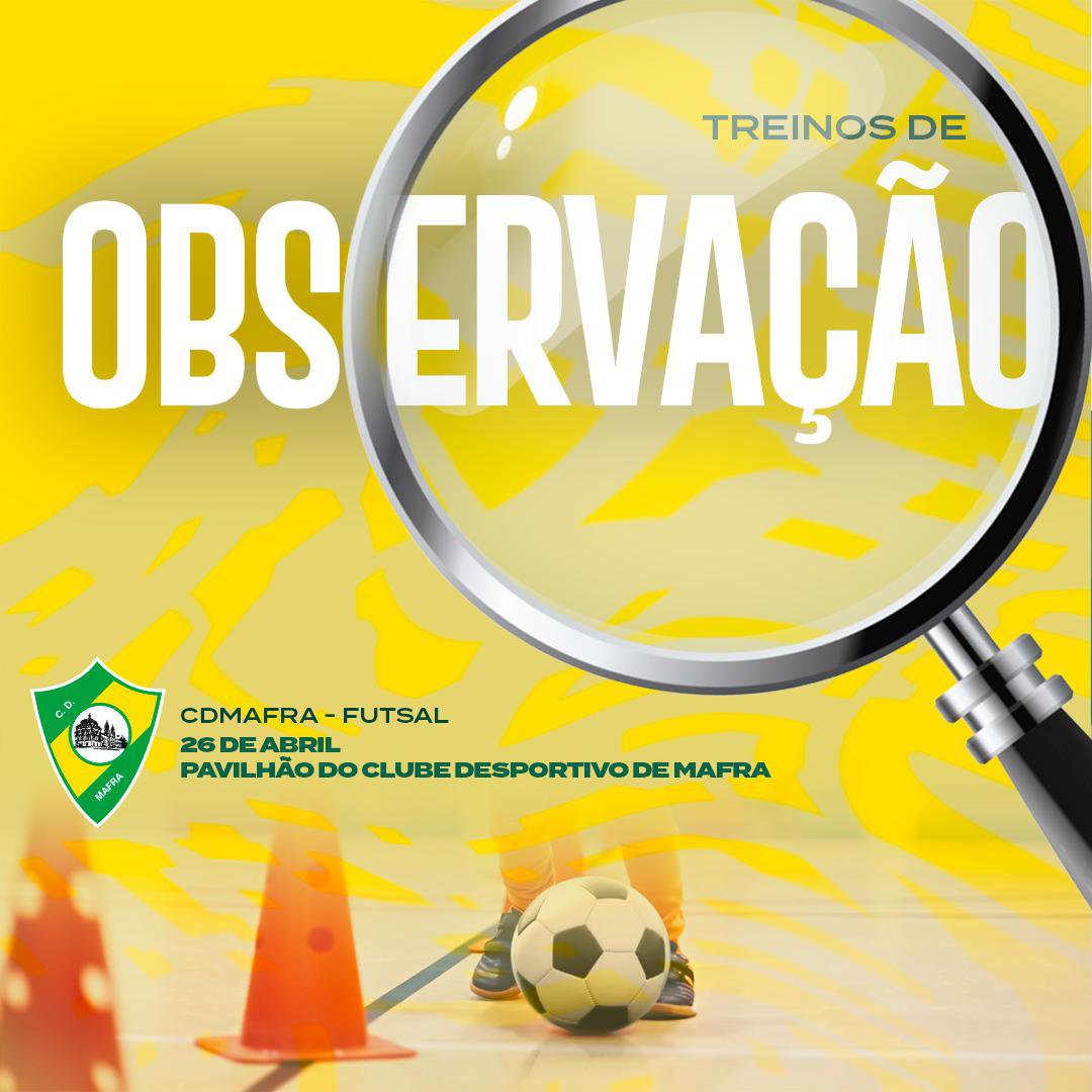 Treinos de Observação - Futsal